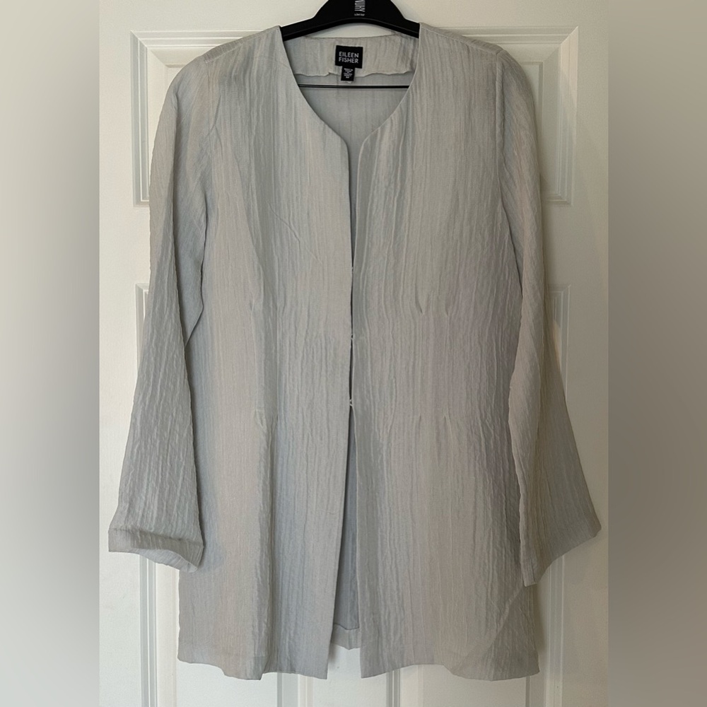 Eileen Fisher Crinkle Jacket in Medium